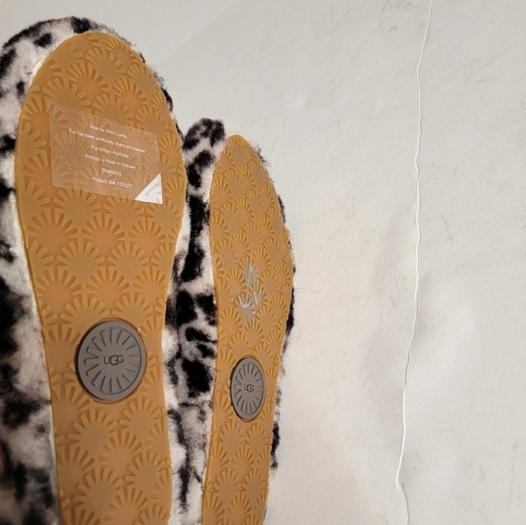 New Ugg Sz 6 Slides OH Yeah Panther Print Slippers Sandals Slingback NEW - Picture 6 of 7